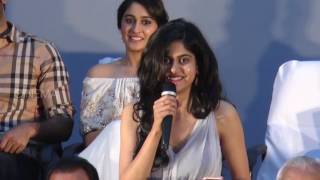 Aaditi Pohankar Actress Talks About Gemini Ganeshanum Suruli Raajanum Movie Audio Launch  TOC [upl. by Elyl]