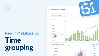 New in Metabase 51 Add time grouping to your dashboards [upl. by Marleen887]