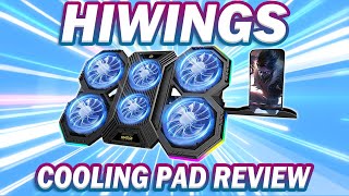 HIWINGS F12 Cooling Pad Review [upl. by Ennayar793]