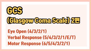 GCS motor response 알아보기 간호 간호대생 간호조무사 간호학과 신규간호사 gcs [upl. by Yrac]