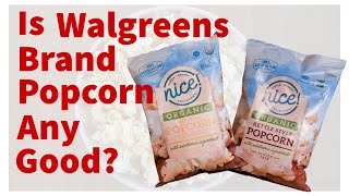 Is Walgreens Nice Popcorn any good  Walgreens vs Skinny Popcorn Review [upl. by Lugar697]