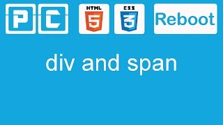 HTML5 and CSS3 beginners tutorial 18  div and span [upl. by Novehc]