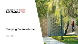 Study Paramedicine at University of Tasmania [upl. by Dugas]