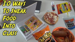 Top 10 Ways To Sneak Food and Candy Into Class  SCHOOL LIFE HACKS  Nextraker [upl. by Iharas]