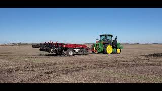 John Deere 8370RT with CaseIH 875 disk ripper [upl. by Asina]