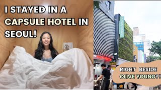 Budget HotelCapsule Hotel in Korea  Seoulite Inn  Step Inn Myeongdong review [upl. by Mit]