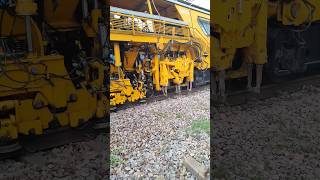 Rail Ballast Tamping Duomatic Machine work [upl. by Broeder]