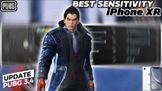 BEST SENSITIVITY IPHONE XR  SENSI AKURASI 100  SENSI PUBG MOBILE TERBAIK 2024 [upl. by Arndt]