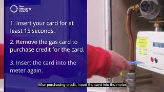 How to use your Pay As You Go Gas Meter from Gas Network Ireland [upl. by Erdnaek]