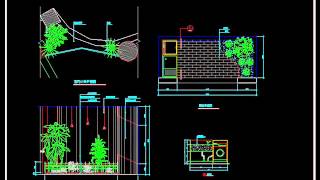 【Autocad Block】Gardening landscape design [upl. by Atalie]