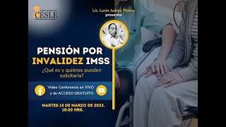 Pensión por Invalidez IMSS ¿Qué es y quiénes pueden solicitarla [upl. by Eetnuahs]