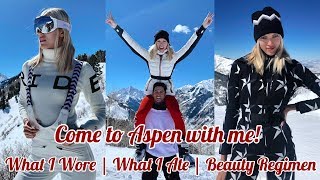 Come to Aspen with me  What I Wore  What I Ate  Beauty Regimen  Devon Windsor [upl. by Anyak]