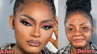 CLIENT MAKEUP TRANSFORMATION TUTORIAL STEP BY STEP MAKEUP GUIDE [upl. by Anicnarf]