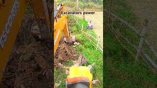 JCB power excavators opretor jcb shorts video [upl. by Rednasyl]