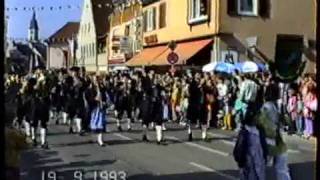 Volksfestumzug in Crailsheim  19091993 [upl. by Tiebout243]