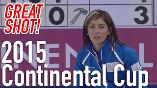 Eve Muirhead Triple vs Val Sweeting  2015 World Financial Group Continental Cup [upl. by Mountfort]