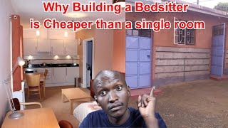 Building 8 Bedsitters is Cheaper Than 8 single Rooms Cost of Construction in Kenya [upl. by Ahtabbat]