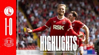 Highlights Charlton 1 Leyton Orient 0 August 2024 [upl. by Xuaegram]