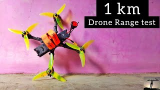 Long range RC Drone Flying 1 km FPV Drone Flying [upl. by Forta462]