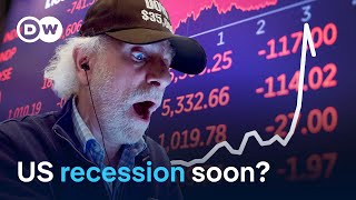 Analyzing the US Recession Fears  DW News [upl. by Iives761]