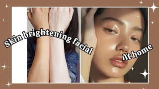 Home made Organic skin brightening facial diy cleanser diy scrub Home made face mask [upl. by Christen]