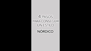 4 Pasos para conseguir un Estilo Nórdico en Decoración [upl. by Fowler]