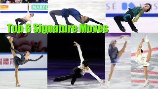 Top 6 Figure Skating Signature Moves Fanimaginative Dialogues [upl. by Noroj575]