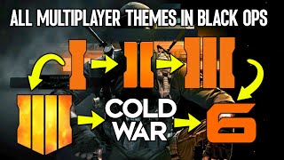 ALL MULTIPLAYER THEMES in BLACK OPS GAMES Call of Duty BO BO2 BO3 BO4 Cold War amp BO6 Lobby Music [upl. by Nnail]