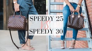 LOUIS VUITTON SPEEDY 25 VS 30  5 Minute Friday  LuxMommy [upl. by Sherry]