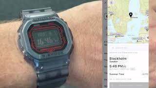 GShock DWB5600G with Bluetooth [upl. by Aneehsar224]