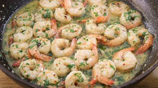 Garlic Butter and White Wine Shrimp Recipe [upl. by Bron328]