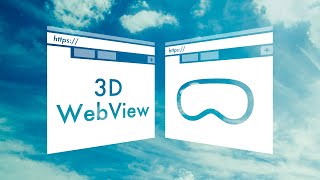 Demo of 3D WebView for visionOS [upl. by Frodine]