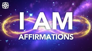 I AM Affirmations Meditation While you SLEEP for Confidence Success Wealth amp Health [upl. by Lindbom77]