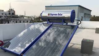 Supreme Solar Water Heater  FPC Model Solar Heater  Kavin Network  9500655503 [upl. by Sorensen]