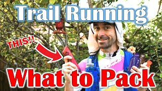 Pack The Essential Gear For Trail Running Ultra Marathon  What You Need To Carry [upl. by Sanchez]