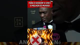 Para seedorf Vini Jr é o melhor do mundo vinijr realmadrid Flamengo boladeouro melhordomundo [upl. by Nere785]