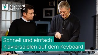 Schnell und einfach Klavierspielen auf dem Keyboard  PowerTipp [upl. by Egas]