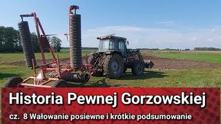 Historia Pewnej Gorzowskiej cz8 Finito  czyli wałowanie na całego Massey 3080 i wał posiewny FMA [upl. by Onilegna759]