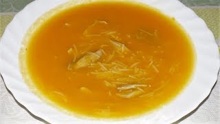 SOPA DE POLLO CON FIDEOS MUY FÁCIL Y DELICIOSA [upl. by Aynatahs]