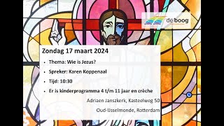 Adriaen Janszkerk  Kerkdienst 17 maart 2024 [upl. by Ibur]