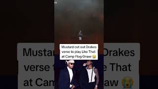 DJ Mustard Cuts Out Drakes Verse At Camp Flog Gnaw 🤯🫢 [upl. by Inimak]