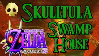 Legend of Zelda Majoras Mask 3D Gold Skulltulas Swamp Spider House [upl. by Anek]