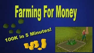 OSRS Herb Run 100k in 5 Mins Low Level Farming Guide [upl. by Atinauq275]