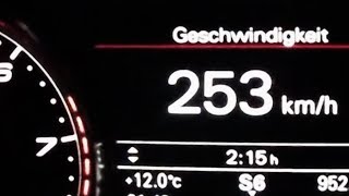 2014 Audi RS6 Avant 0100 kmh kph 060 mph Tachovideo Beschleunigung Acceleration [upl. by Peisch]