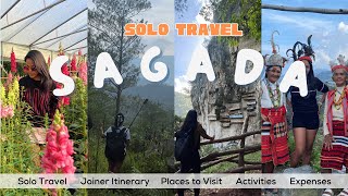 Sagada Solo Travel Vlog ft Northern Blossom Backpacking Mountain Province [upl. by Tonina]