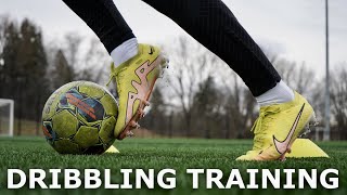 Improve Your Close Control Dribbling  Full Individual Dribbling Training Session [upl. by Willdon]