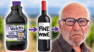 I Took Welchs Wine to FRANCE  Experts React [upl. by Nonnair408]