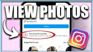 How to See Private Account Photos on Instagram 2023 [upl. by Annoyed980]