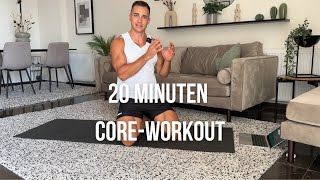 20 Minuten COREWORKOUT 6 für Zuhause 💪🏼🔥 [upl. by Eillib216]