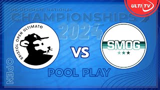 Bristol vs SMOG — OPEN GROUP — UKU Nationals 2024 [upl. by Ainoloppa]